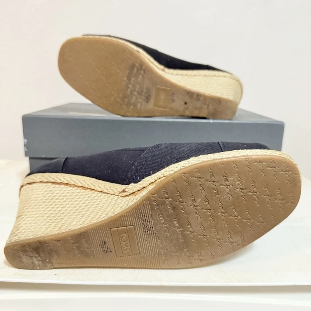 Toms Michelle Espadrille‎ Wedge Heel, Size 8.5